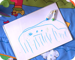 カブトムシの原画